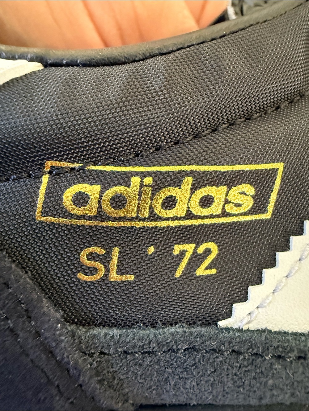 adidas SL 72 Men’s Sneakers in Black, White & Gum size 10 - Picture 6 of 8